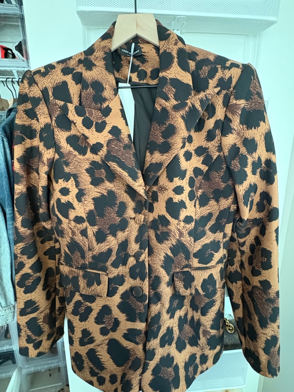 NWT!!! Naked Wardrobe Leopard Print Romper